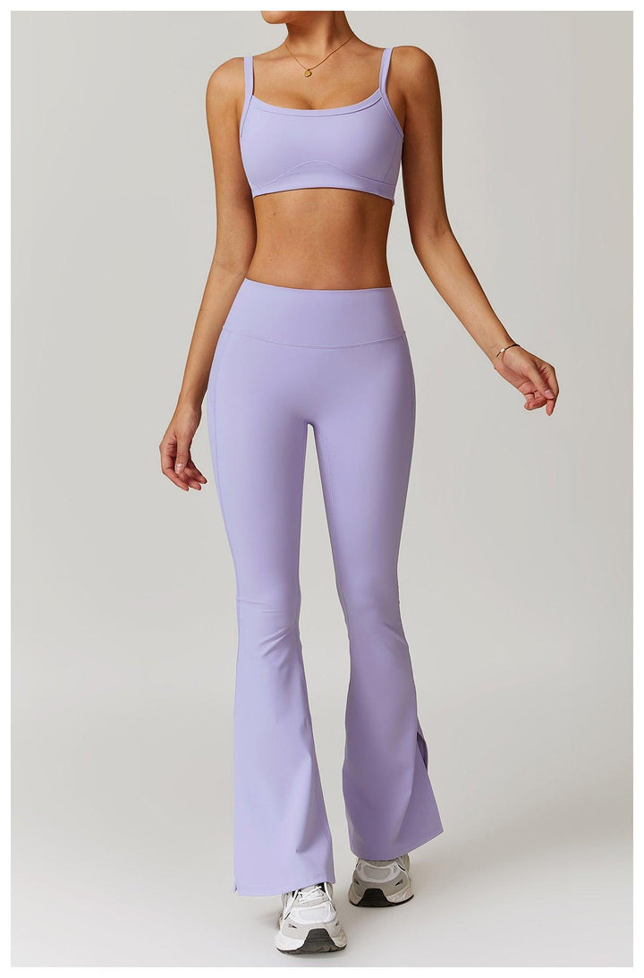 Lavender Vibe Flared Trousers - OwnLifeYoga