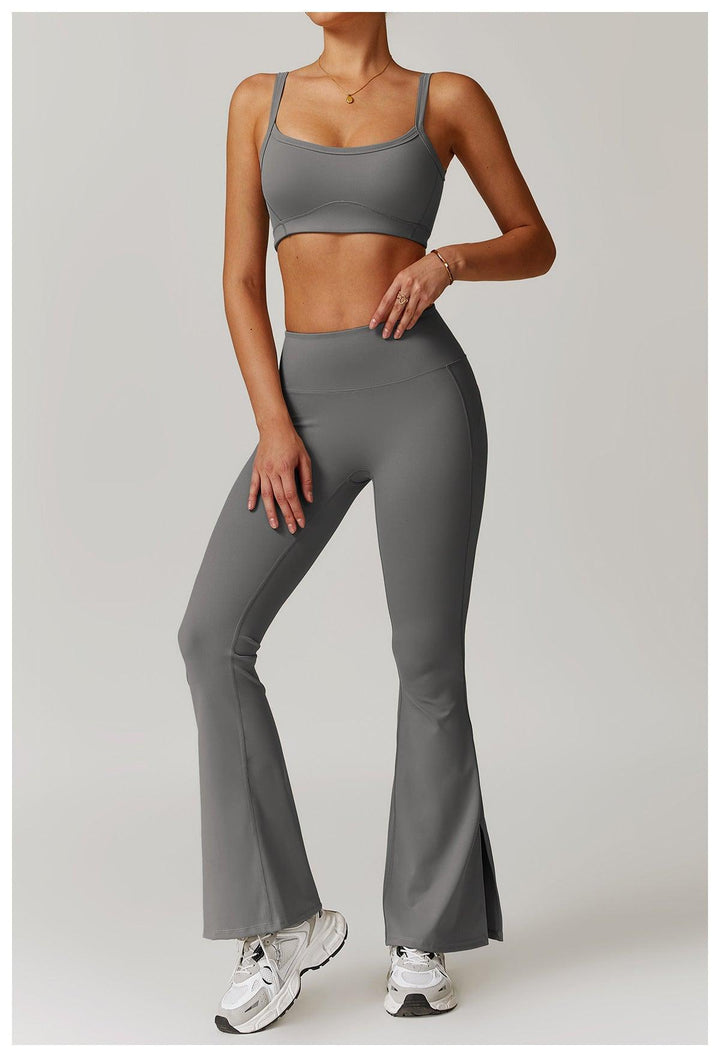 Lavender Vibe Flared Trousers - OwnLifeYoga