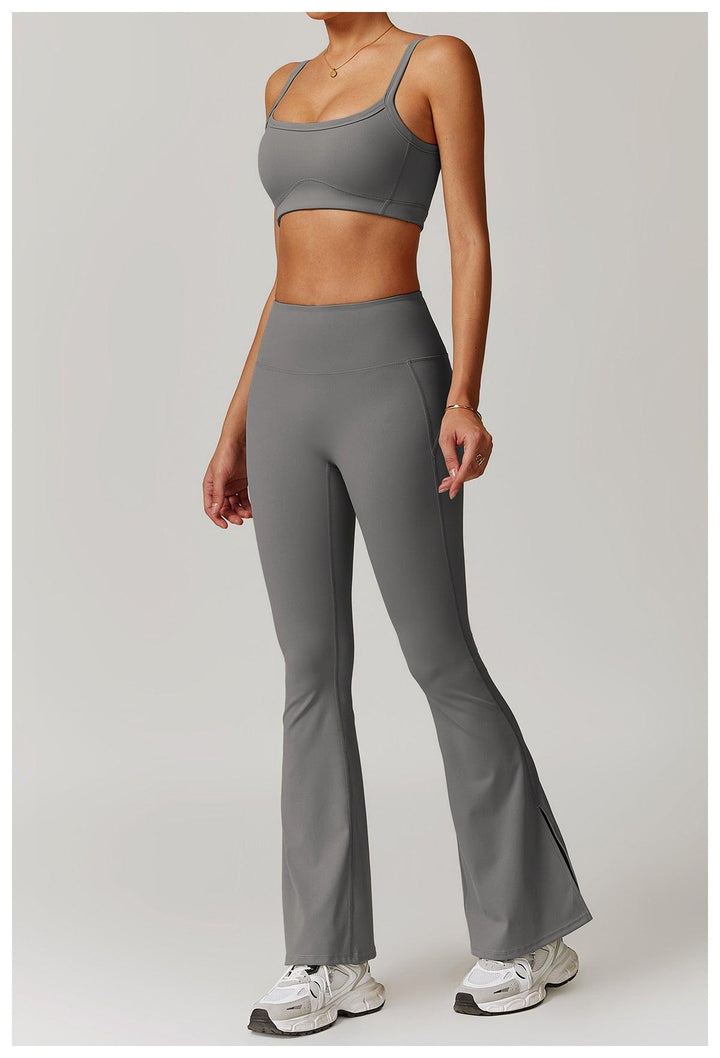 Lavender Vibe Flared Trousers - OwnLifeYoga